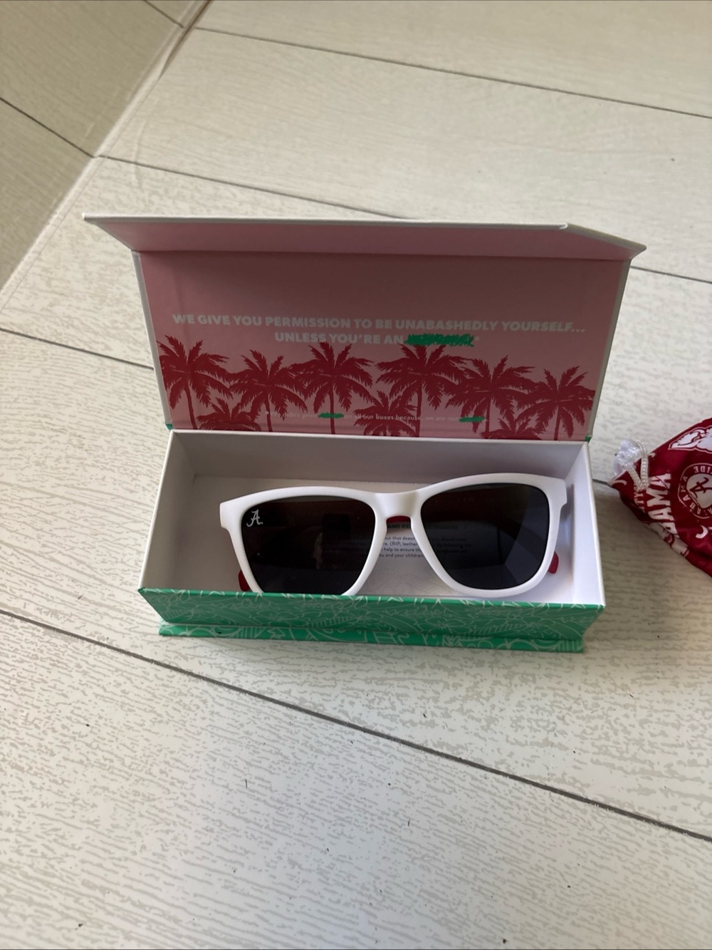 goodr Men’s Sunglasses-Alabama Crimson Tide